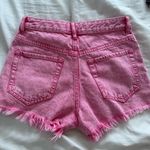 PacSun  Pink Jean Shorts High-Rise Photo 3