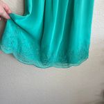 ASOS  Green Babydoll Open Back Dress Size 2 Photo 1