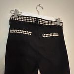 7 For All Mankind B(air) Denim Studded Skinny Pants Photo 1