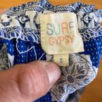 Surf Gypsy  Off Shoulder Western Festival Crop Bell Sleeve Top Photo 5