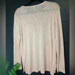 Soft pink long sleeve women’s shirt. Dressy. Casual. Thin, lightweight. Size L. Size L Photo 5