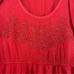 Kimchi Blue 🦋  Urban Outfitters Pink Coral Beaded Cold Shoulder Mini Dress Tunic Photo 2