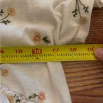 Altar'd State  Embroidered Floral Cotton Babydoll Top Sz S Photo 4