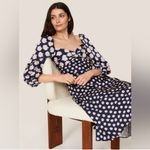 New! Sachin & Babi Melody Floral Crepe Midi Dress Sz‎ 10 $425 Blue Photo 8