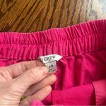 J.Crew Women’s Pink Bow Tie Front Shorts Linen Blend | Summer Short | Size 10 Photo 2