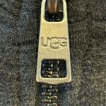 UGG  Unisex Dark Gray/Black Full-Zip Hoodie Medium Long Sleeve Drawstring Hood Photo 5