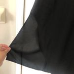 Top Shop womens sleeveless keyhole back side slits mini dress black 6 Photo 1