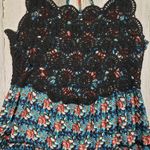 Sea Gypsies Lined Lace Mandalin Strappy Sleeveless Mini Dress Women's Size Small Photo 2