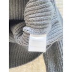 Quince  Organic Cotton Fisherman Crew Sweater Charcoal Size L Photo 4