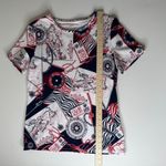 Talbots  Crewneck Tee Côte d'Azur Medium Nautical‎ Preppy Travel Stretch Coastal Photo 7