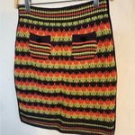 Missoni  STRIPED KNIT PENCIL SKIRT LINED MEDIUM EXCELLENT COND. high waisted mini Photo 9