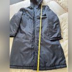 Gap Navy Blue Hooded Long Jacket Photo 1