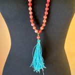 Tassel Necklace with Jadeite Stones Gold Photo 4