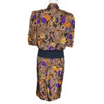 Donna Morgan Vintage Paisley Pullover Lace Lined Dress Size 10 Occasion Modest Photo 2