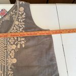 Johnny Was  Embroidered Maxi Dress 1X
Gray Floral Boho Sleeveless Resort *FLAW Photo 6