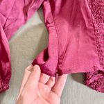 ASTR The Label Wine Red Milkmaid Balloon Sleeve Top Size M NWT Photo 10