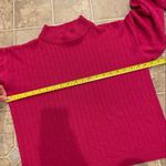 Pink Susan Michaels Mock Neck Knit Sweater Photo 5