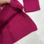 MELLODAY NWOT Fuschia Two Pocket Pullover Knit Hi Low Sweater Photo 4