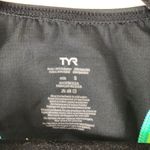 Tyr. Womens Competitor Singlet Moisture Wicking UPF 50+ Pocket Black Orange S Photo 2