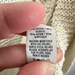 Aerie  Cream Crochet Hooded Cardigan Sweater XS/S Open Front Loose Knit Beach Photo 7