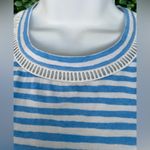 Lilly Pulitzer NWT - Agee Top in Zanzibar Blue - Beach Happy Stripe Photo 2