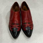 Hunt Club Red Leather Jennifer Bootie Size 6.5 Photo 5