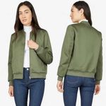 Everlane Jacket E2 Bomber Zip Up Olive Green S Photo 1