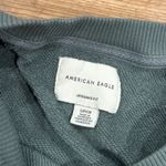 American Eagle Forest Green “Jegging Fit” Lightweight Crewneck W/ Side Slits Photo 1