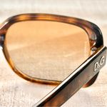 Dolce & Gabbana  D&G Tortoise Shell Square Sunglasses Polarized Brown Photo 9