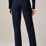J.Crew Carreman Pants Designed In France Navy Blue Sz 4 Tall NWT Tailored Fit Photo 2