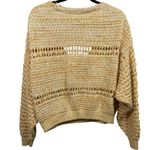 Free People  Coconut V-Neck‎ Open Knit Beachy Boho Sweater S Photo 5