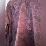 Spyder  Pullover Women's medium Camo Print 1/4 Zip Plum Black Photo 3