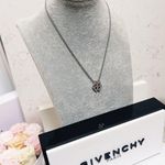 Givenchy Authentic ULTRA RARE Silver Crystal GG Logo Choker / Necklace Photo 5