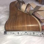 ALDO  Snake Skin Wrapped Sandal Wedges 40 / 9 Photo 2