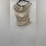 J.Crew  Stretch cotton-blend off-the-shoulder top Ivory Sand Photo 4