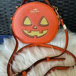 Coach NWT  Canteen Crossbody Bag With Halloween Pumpkin CW468 Photo 5
