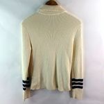 LRL Ralph Lauren M Creme Cotton Sweater Black Size M Photo 1