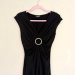 A Byer Y2K BLACK A. BYER ROUCHED SIDE MIDI DRESS Photo 2