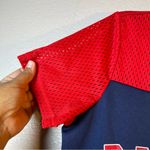 NFL Red and Blue Short Sleeve Relaxed Fit Jersey Photo 2