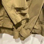 Love Tree Tilly’s High Collar Hooded Olive Green Full Zip Windbreaker Size M Photo 3