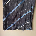 Vince Camuto sz XL Black Blue geo print sleeveless shift dress Photo 9