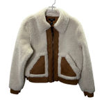 AQUA ‎ Sherpa and faux fur moto jacket -xs Photo 0
