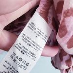 Free People Baby Pink Leopard Print Mesh Top Photo 4