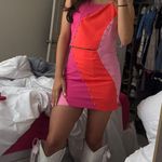 Linen Rose Boutique Boutique Pink And Orange Set Photo 1