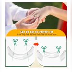 NEW Ring Sizers for Loose Rings Invisible Adjuster Silicone Ring Spacer 14PCS White Photo 6
