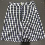 Urban Outfitters  NEW Playa Longline Blue Black White Plaid Menswear Insp Short S Photo 0