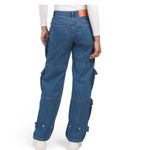 Torn By Ronny Kobo  Women's Blue Cargo Jeans Photo 1