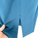 French Connection Echo Crepe One Shoulder Cocktail Party Dress Teal Size 4 NWOT Photo 9