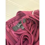 Lulus NWOT  In Love Forever Plum Lace-Up High-Low Maxi Dress Wedding Prom Size XL Photo 6