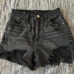 American Eagle Outfitters Black Jean Shorts Photo 0